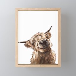 Highland Cow Framed Mini Art Print