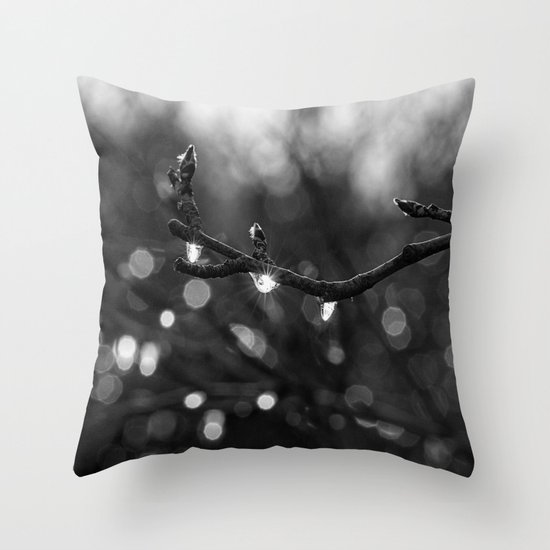 icy lights Throw Pillow
