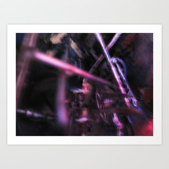Glitch Space 6 Art Print