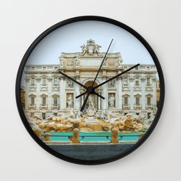 Trevi Fountain, Rome Travel Artwork Wall Clock