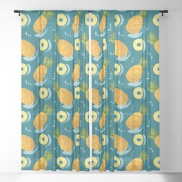 Pineapple Sheer Curtain
