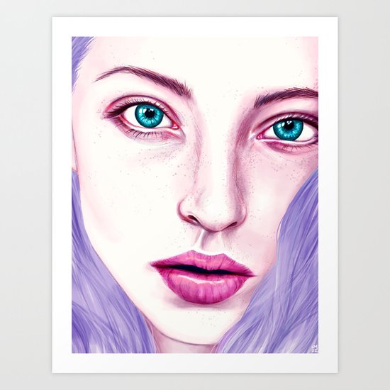 GIRL Art Print