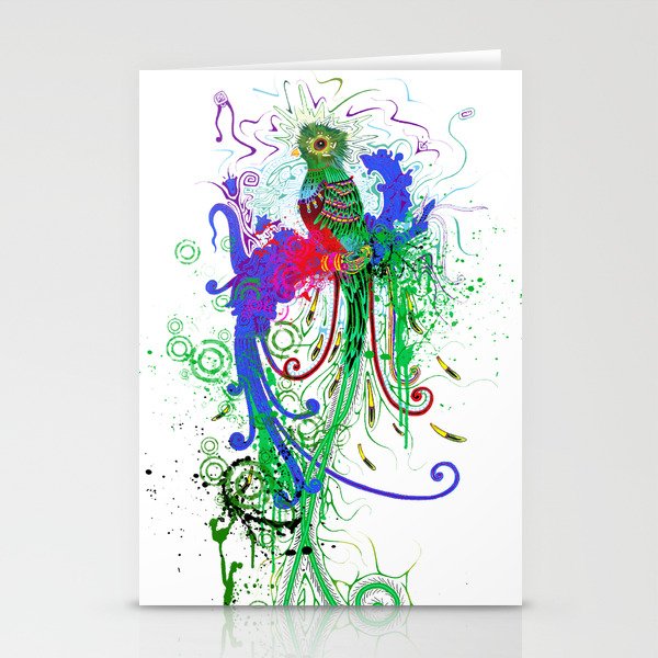 MAYAN QUETZAL Stationery Cards
