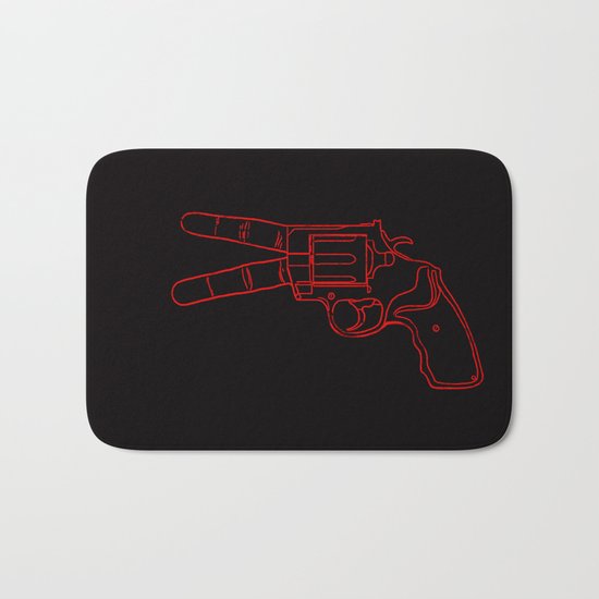 Peace Bang Bath Mat