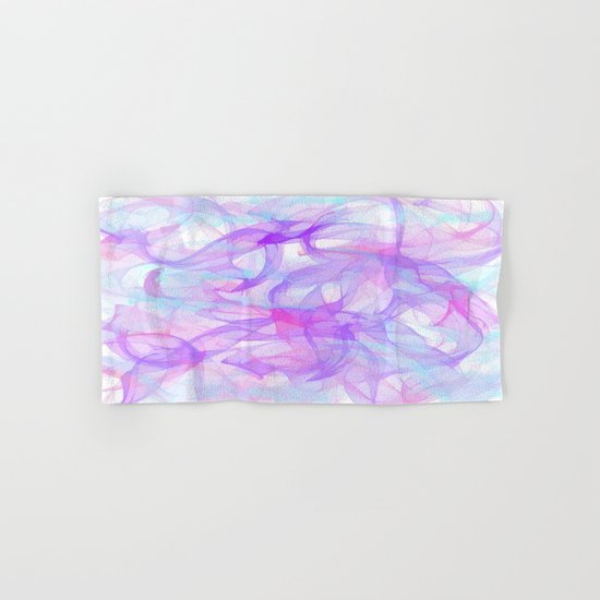 Soft Veils Of Color Abstract Hand & Bath Towel