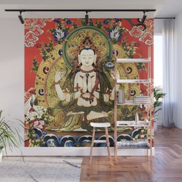 Chenrezig Bodhisattva Tibetan Buddha Wall Mural