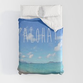 Lanikai Aloha v2 Duvet Cover