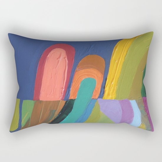 les petits chemins Rectangular Pillow