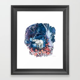 Elephant Token Framed Art Print