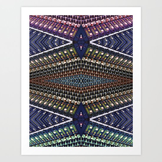 Mixer Matrix Art Print