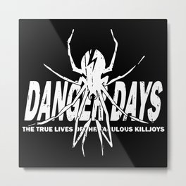 danger days Metal Print | Mychemical, Graphicdesign, Gerardway, Killjoys, Danger, Mikeyway, Mcr, Mychem, Frankiero, Romance 