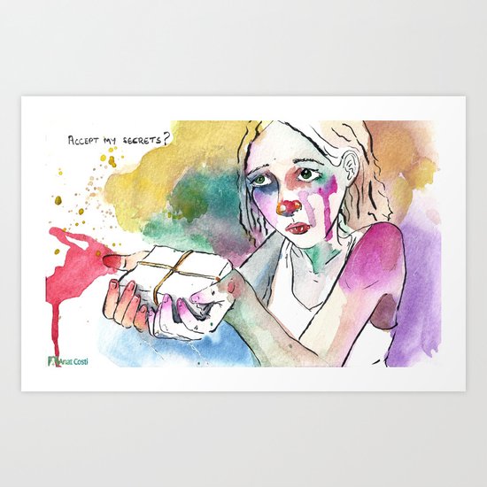Accept my secrets? Art Print