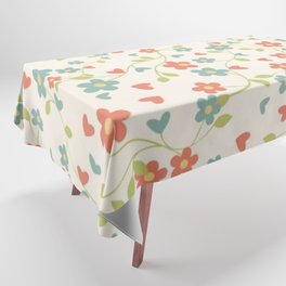 Retro Floral 1 Tablecloth