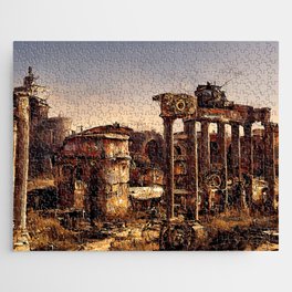 The Roman Imperial Forums in the Steampunk style Jigsaw Puzzle