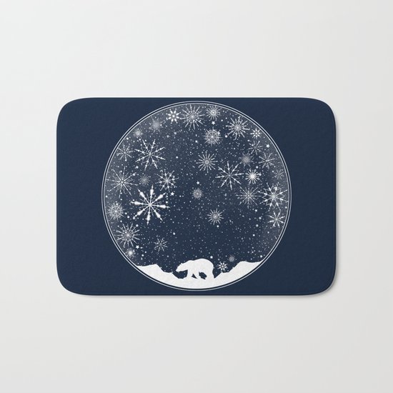 Snow Globe Bath Mat