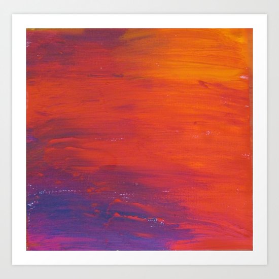 To Add Colour to My Sunset Sky Art Print