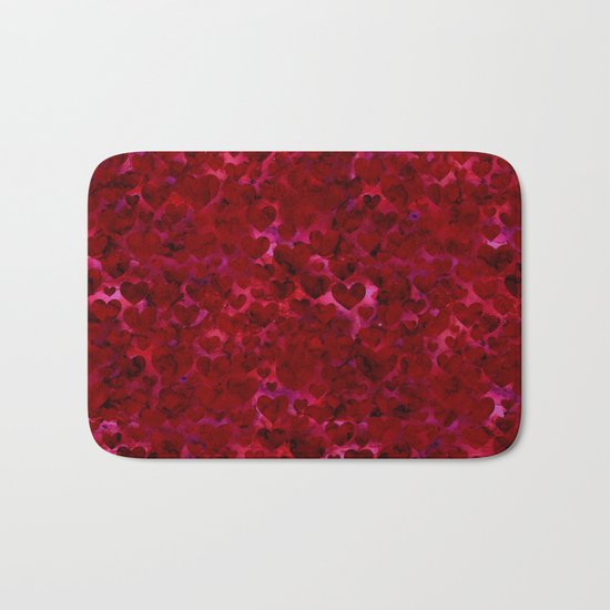 Heart Pattern 06 Bath Mat