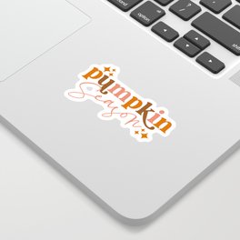 Pumpkin Season Sticker