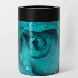 turquoise rose Can Cooler