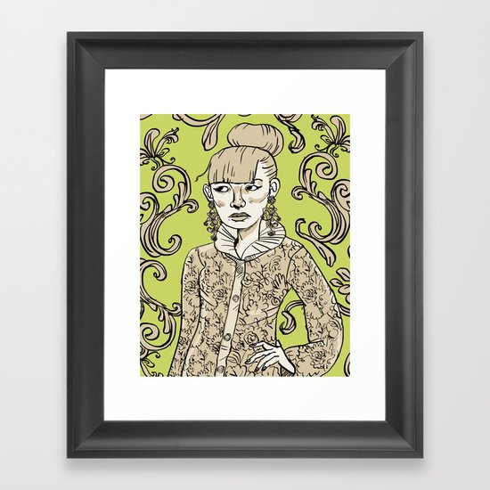 Baroque Framed Art Print
