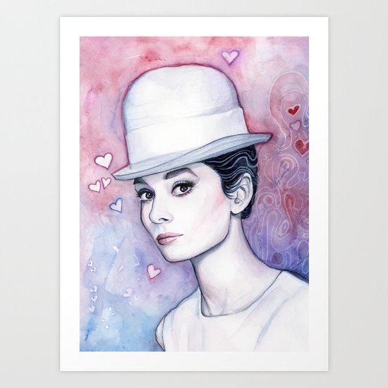 Audrey Hepburn Art Print