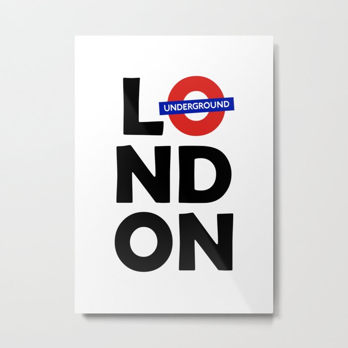 London Underground Metal Print