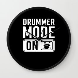 Drummer Gift Wall Clock