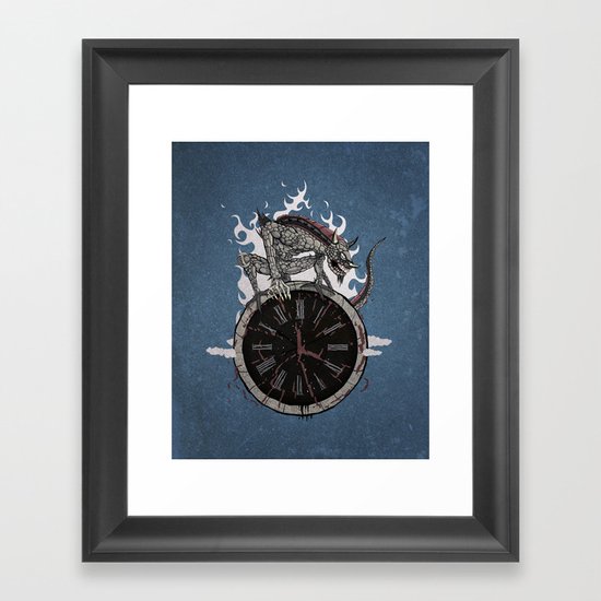 Guardian of Time Framed Art Print