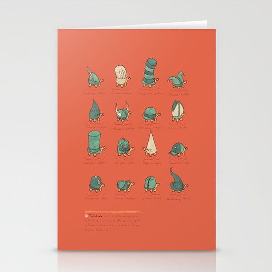 A Study of Turtles Stationery Cards