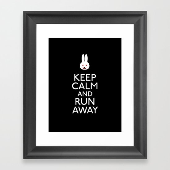 Run away Framed Art Print