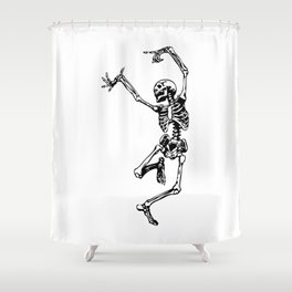 Dancing Skeleton | Day of the Dead | Dia de los Muertos | Skulls and Skeletons | Shower Curtain