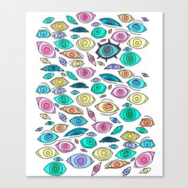 Cosmic Eyes On You Canvas Print