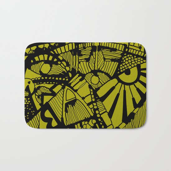 INK#2 Look me in the Eye #Owl Bath Mat