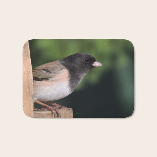 Dark-Eyed Junco Bath Mat