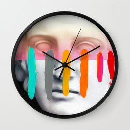 Composition on Panel 2 Wall Clock