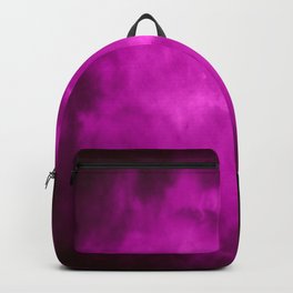 Purple Rain Clouds Backpack | Mixed Media, Nature, Abstract, Painting 