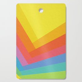 Abstract Rainbow Cutting Board