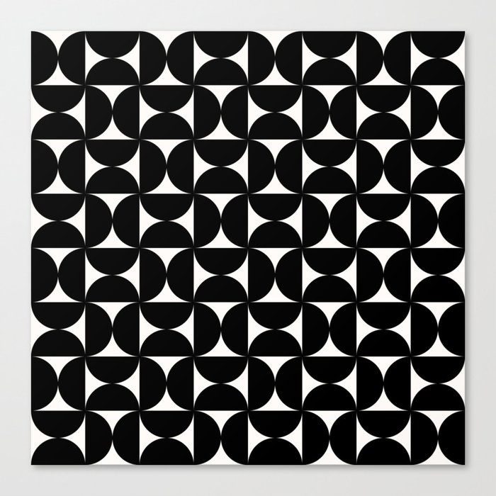 Patterned Geometric Shapes XVIII Canvas Print