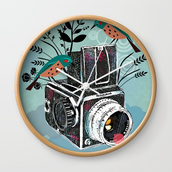 Vintage Camera Hasselblad Wall Clock