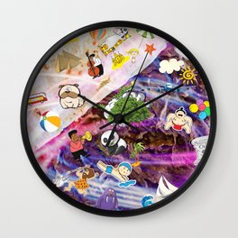 Summer Doner Kebab Wall Clock