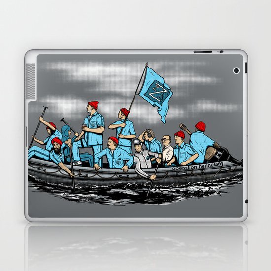 Team Zissou Crossing the Delaware Laptop & iPad Skin