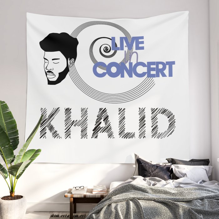 khalid Wall Tapestry by aralsasongko Society6