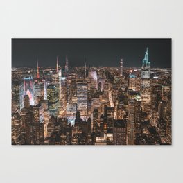 New York City Lights | NYC Night Views Canvas Print