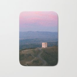 Mt. Umunhum - San Jose, CA Bath Mat | Landscape, Travel, Destination, Sunrise, Drone, Sunset, Nature, Hdr, Digital, Color 