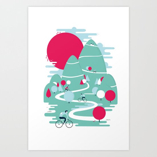 Le tour Art Print