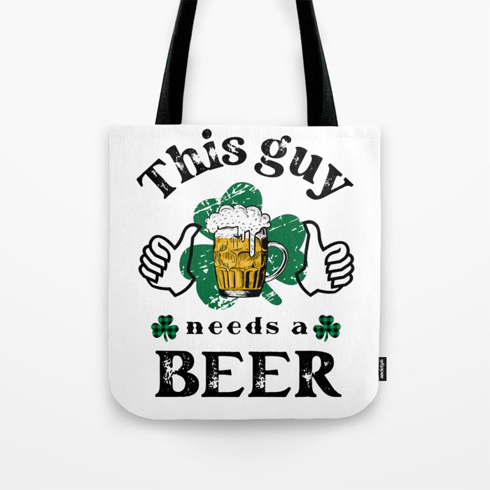 This guy needs a beer Tote Bag