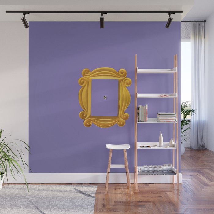 Purple Yellow Door Frame Wall Mural By Histrionicole