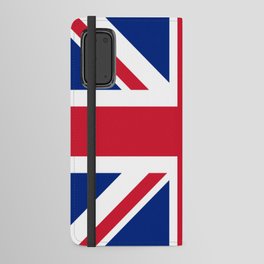 red white and blue trendy london fashion UK flag union jack Android Wallet Case