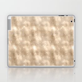 Luxury Soft Gold Sparkle Pattern Laptop Skin