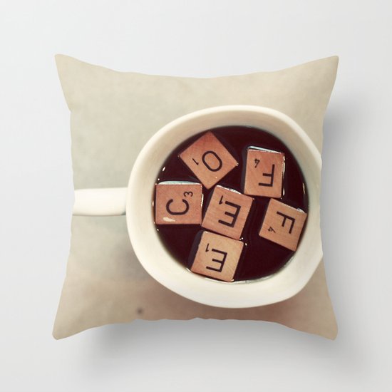 COFFEE Throw Pillow